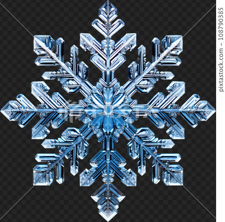 Crystal of snow	 108790385