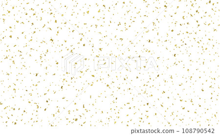 Transparent background material with realistic gold leaf scattered [SM] size 108790542