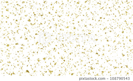 Transparent background material with realistic gold leaf scattered [SML] size 108790543