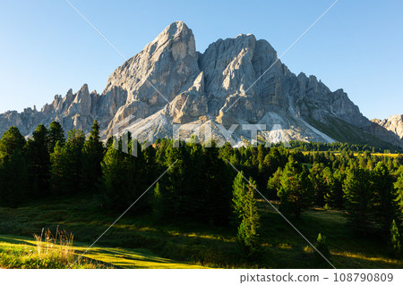 Peitlerkofel mountain of Dolomites in South Tyrol, Italy 108790809