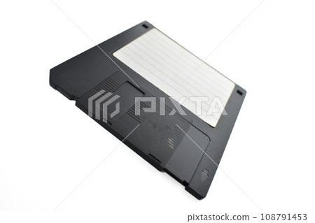 floppy disk magnetic computer data storage support isolated on white background 108791453