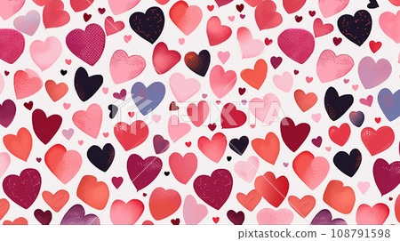 heart pattern graphic material heart pattern graphic material 108791598