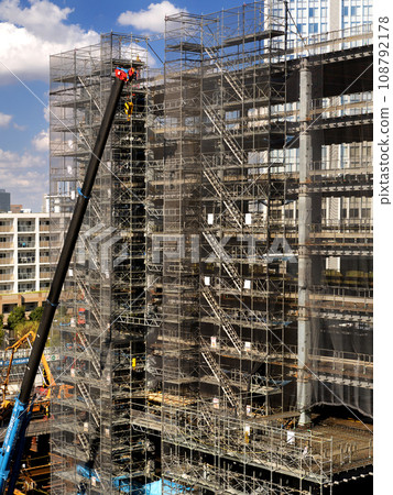 Construction site of skyscrapers Construction site of skyscrapers 108792178
