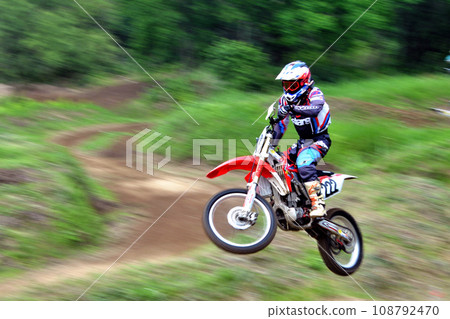 jumping motocross bike jumping motocross bike 108792470