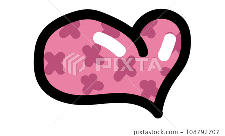 hand drawn heart doodle collection 108792707