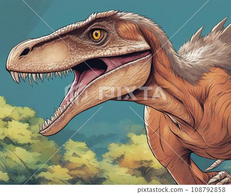Dinosaur illustration Velociraptor 2 (AI illustration) Dinosaur illustration Velociraptor 2 (AI illustration) 108792858