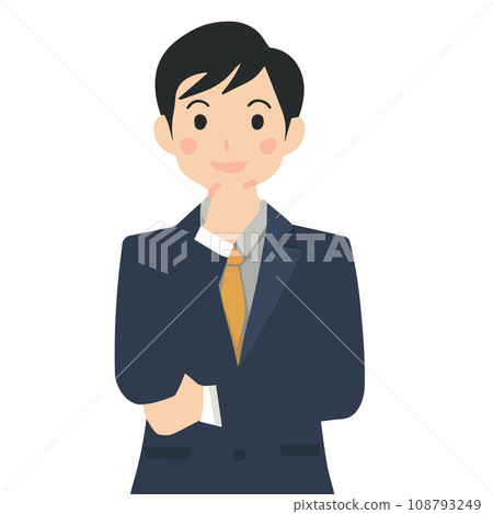 A business man under consideration A business man under consideration 108793249