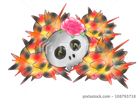Fear! Skeleton from the blast Fear! Skeleton from the blast 108793718