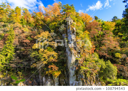 Tenryu Gorge, a scenic spot where you can see the autumn leaves 108794543