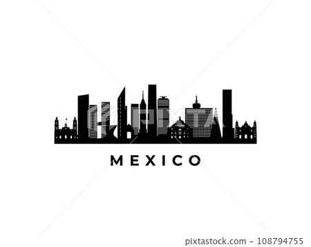 Vector Mexico skyline. Vector Mexico skyline. 108794755