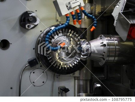 Milling machine for processing metal products in industry 108795775