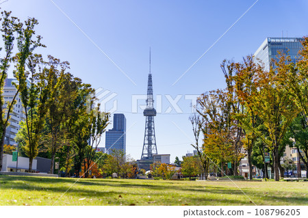 Autumn Nagoya Sakae Hisaya Odori Park Layered Hisaya Odori Park Chubu Electric Power MIRAI TOWER 108796205