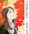 秋天的樹葉 108796821