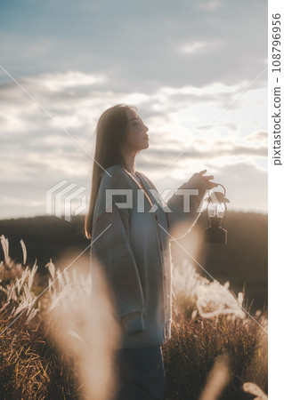 A woman who travels alone 108796956