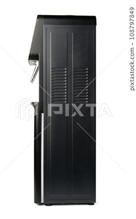Black water cooler isolated on white background Black water cooler isolated on white background 108797849