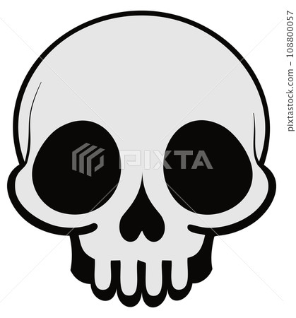 Illustration of skull 108800057