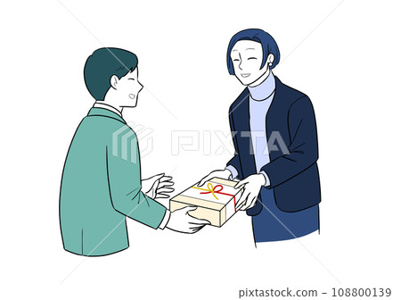 一個四處走動與人打招呼的女人 一個四處走動與人打招呼的女人 108800139
