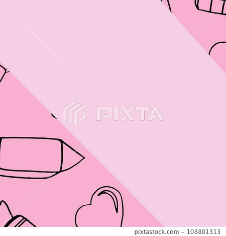 Decorative Frame with Candy and Space for Text. 108801313