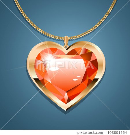 Heart chain vector2 Heart chain vector2 108801364
