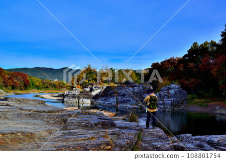 Saitama Prefecture Autumn Nagatoro Valley scenery Saitama Prefecture Autumn Nagatoro Valley scenery 108801754