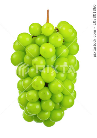 Yelly green grape isolated on white background 108801860
