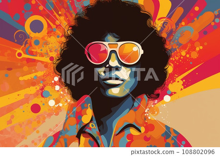 We want the funk 70 seventies retro poster style illustration, got to have the funk We want the funk 70 seventies retro poster style illustration, got to have the funk 108802096