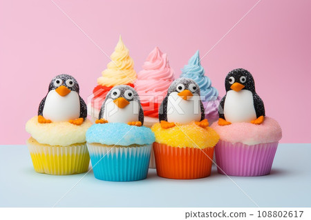 penguin cake 108802617