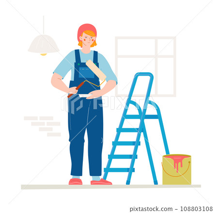 Do it yourself - colorful flat design style illustration Do it yourself - colorful flat design style illustration 108803108