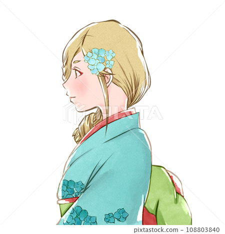 編織和服的女人 編織和服的女人 108803840