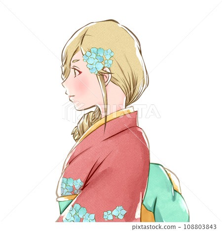 編織和服的女人 編織和服的女人 108803843