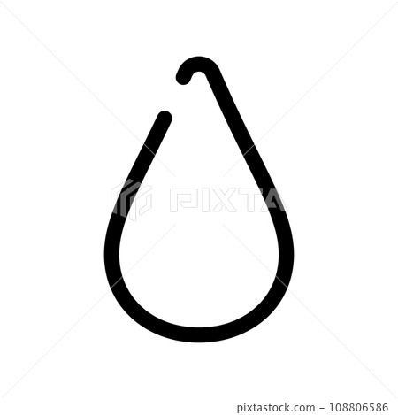 簡單的水滴圖圖標 108806586