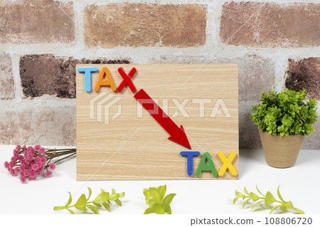 Image of tax reduction Image of tax reduction 108806720