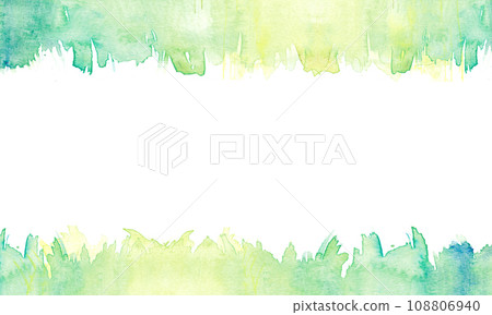 Eco-image watercolor texture green gradation 108806940