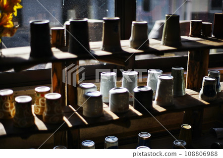 Scene with pottery Scene with pottery 108806988