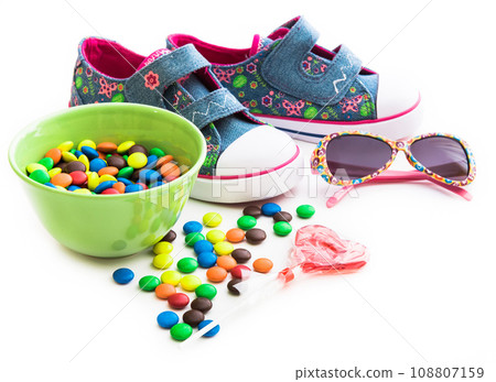 children's stuff and sweets 108807159
