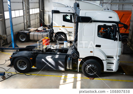 Truck repair in garage service Truck repair in garage service 108807838