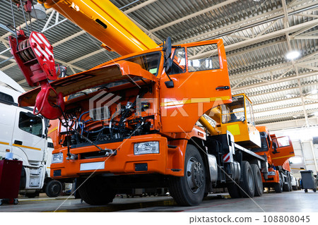 Trucks repair in car service Trucks repair in car service 108808045