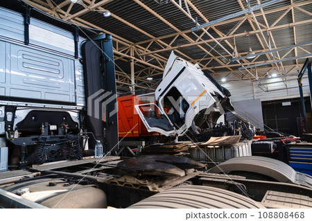 Truck repair in service. Truck repair in service. 108808468