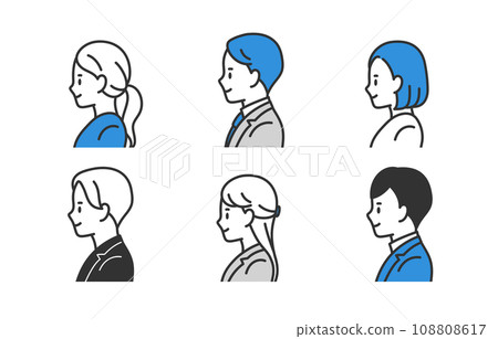 左風景上身套商務人士與男士【人物向量圖素材】 左風景上身套商務人士與男士【人物向量圖素材】 108808617