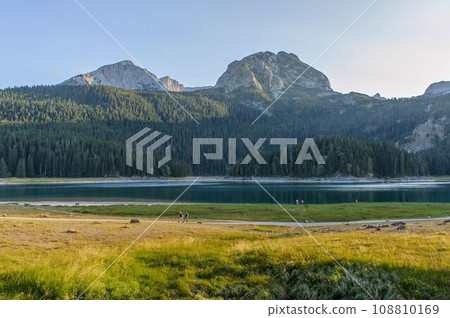 Glacial Black Lake. National Park Durmitor. 108810169