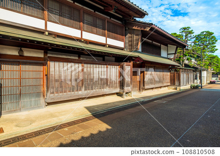 Toyama Prefecture, Toyama City, Iwase townscape Toyama Prefecture, Toyama City, Iwase townscape 108810508
