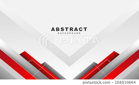 Abstract template red and gray curve on white background. Technology concept Abstract template red and gray curve on white background. Technology concept 108810664