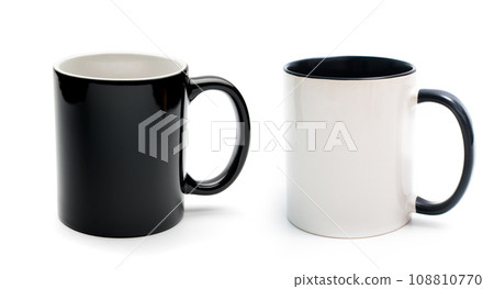 black and white cup black and white cup 108810770