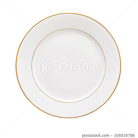 Plate on white Plate on white 108810786
