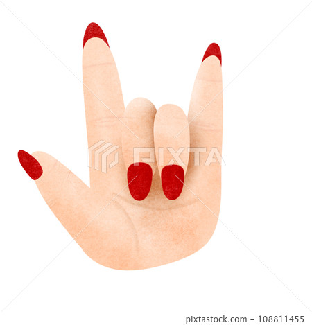 Sign language  hand finger  108811455