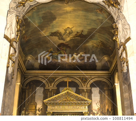 Saint thomas d'Aquin church, Paris, france 108811494
