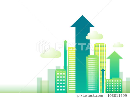 Growing company background illustration Growing company background illustration 108811599