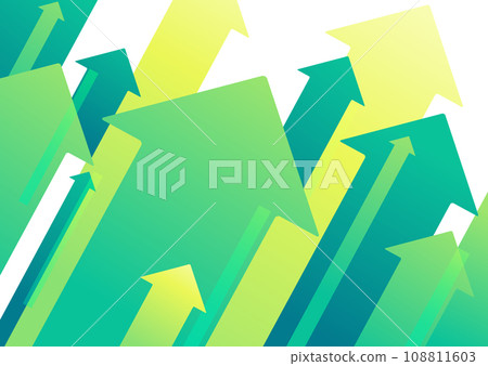 green arrow background material green arrow background material 108811603