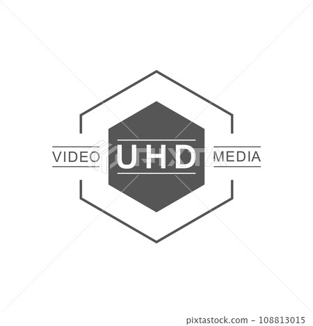 UHD Television Logotype. 108813015