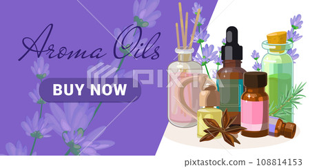 Landing page or Banner for Aromatherapy 108814153